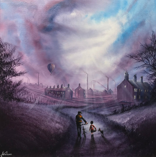 Danny Abrahams Boys Day Out Original - The Acorn Gallery, Pocklington