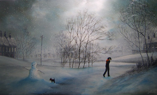 Danny Abrahams Come On Boy Its Starting To Get Heavy Original - The Acorn Gallery, Pocklington 