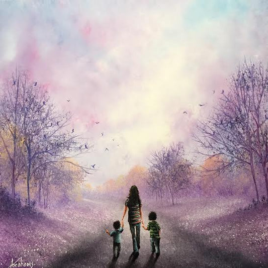 Danny Abrahams Family Time Original - The Acorn Gallery, Pocklington