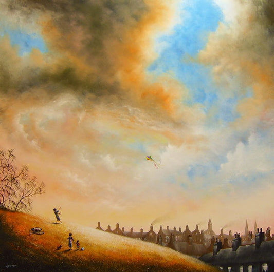 Danny Abrahams Feeling On Top Of World Original - The Acorn Gallery, Pocklington 
