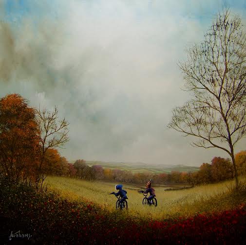 Danny Abrahams Friends Stick Together Original - The Acorn Gallery, Pocklington 