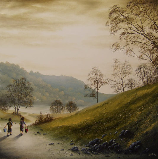 Danny Abrahams Gone Fishin Original - The Acorn Gallery, Pocklington 