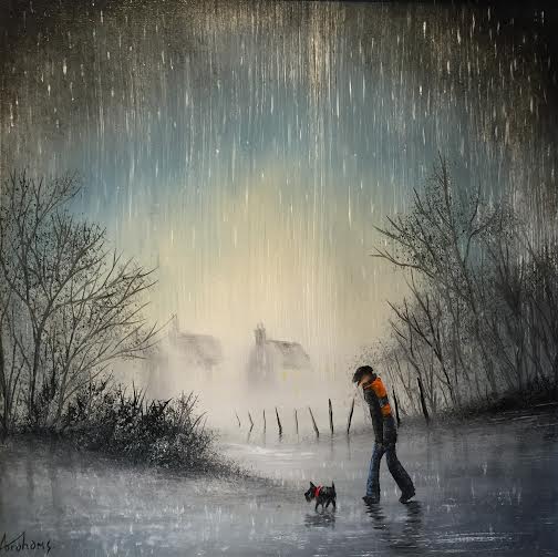 Danny Abrahams I Knew I Should Have Brought My Brolly Original - The Acorn Gallery, Pocklington