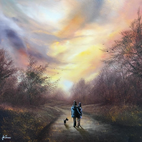 It's The Moments Together That Change Us Forever Original by Danny Abrahams *SOLD*