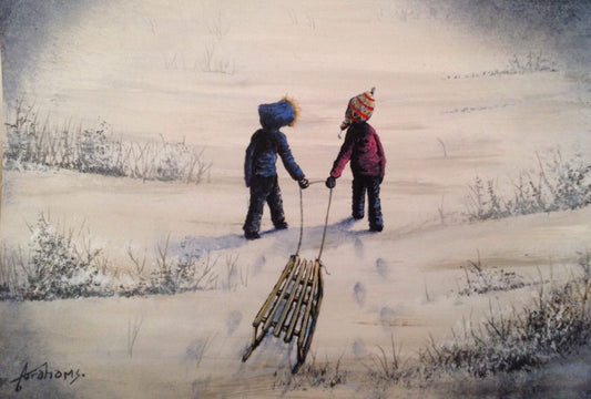 Danny Abrahams Its Easier With Two Original - The Acorn Gallery, Pocklington 