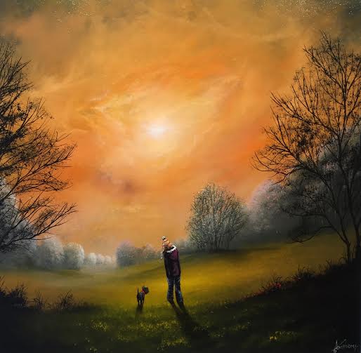 Danny Abrahams Its Hard To Mend A Broken Heart Original - The Acorn Gallery, Pocklington 