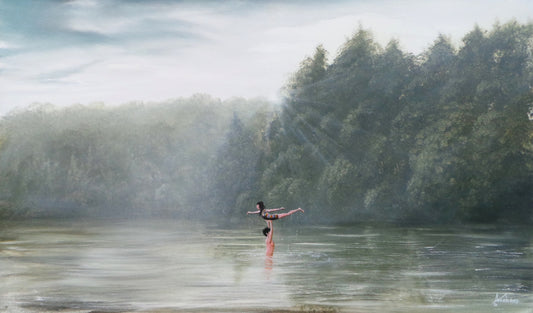 Danny Abrahams Nobody Puts Baby In The Corner Original - The Acorn Gallery, Pocklington