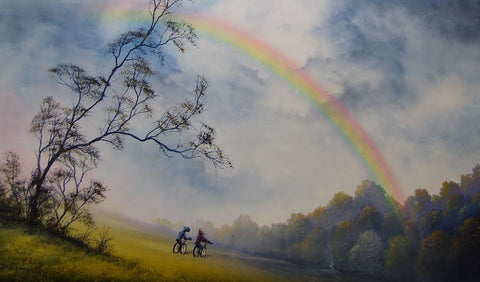 Oh Look A Rainbow Original by Danny Abrahams *SOLD*