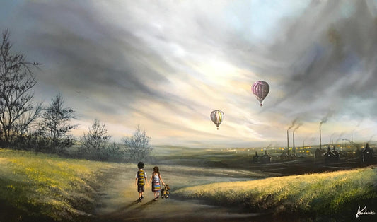 Danny Abrahams Only Fate Knows The Path Original - The Acorn Gallery, Pocklington