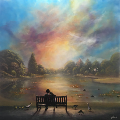 Burnby Hall Gardens - A Favourite Place To Daydream Original by Danny Abrahams *SOLD*
