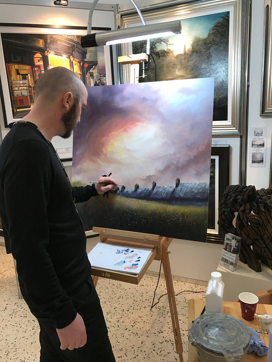 Danny Abrahams Blowing Wild And Free Original - The Acorn Gallery, Pocklington 