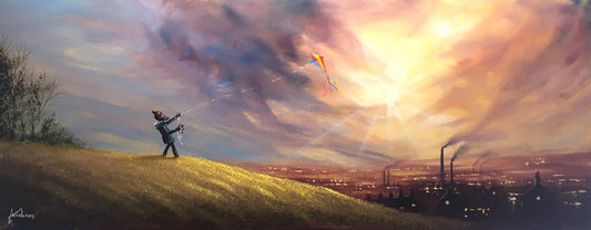 Danny Abrahams Reaching The Skies Original - The Acorn Gallery, Pocklington