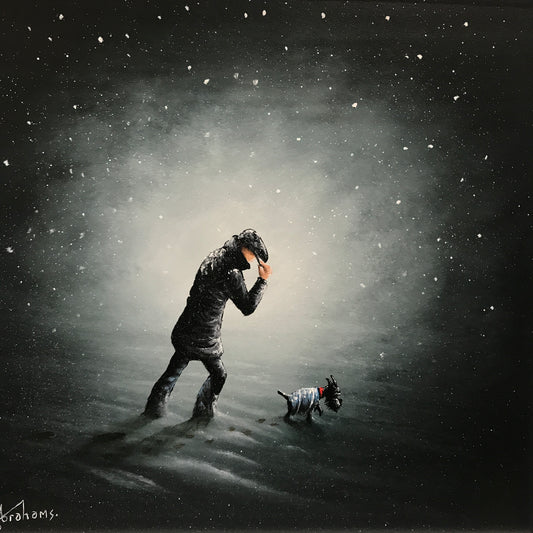 Danny Abrahams Severe Weather Warning Original -The Acorn Gallery, Pocklington