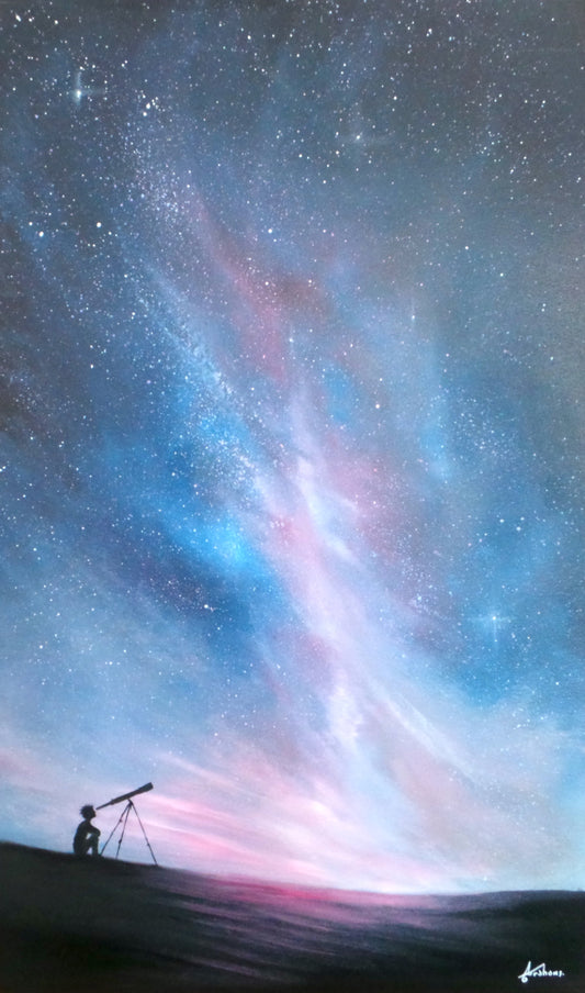 Danny Abrahams Stargazing Original - The Acorn Gallery, Pocklington 