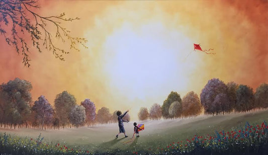 Danny Abrahams Summer Skies Original - The Acorn Gallery, Pocklington 