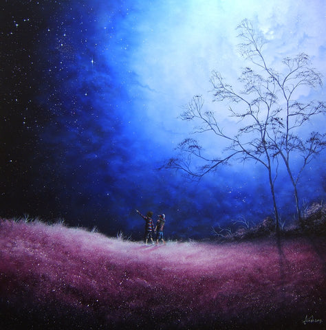 The Most Beautiful Star In The Sky Original by Danny Abrahams *SOLD*