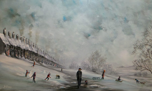 Danny Abrahams There's Plenty To Do When Schools Closed Original - The Acorn Gallery, Pocklington 