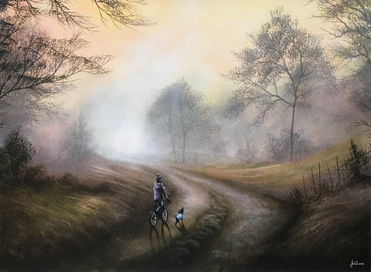 Danny Abrahams Time Is Precious, Waste It Wisely Original - The Acorn Gallery, Pocklingtonton