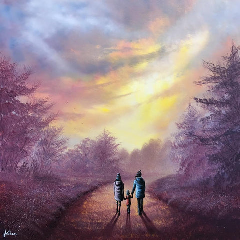 Today's Little Moments Become Tomorrow's Precious Memories Original by Danny Abrahams *SOLD*
