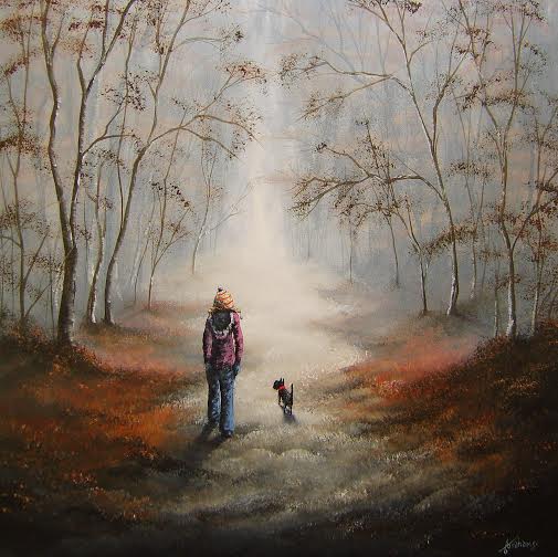 Danny Abrahams Trusty Companion Original - The Acorn Gallery, Pocklington