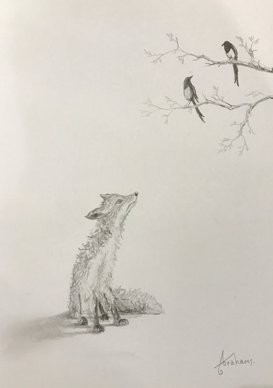 Danny Abrahams Two For Joy Original Sketch - The Acorn Gallery, Pocklington