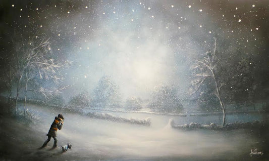 Danny Abrahams Walking In A Winter Wonderland Original - The Acorn Gallery, Pocklington 