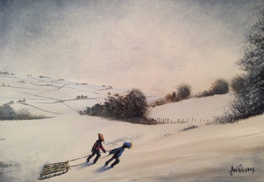 Danny Abrahams Were Nearly There Original - The Acorn Gallery, Pocklington 