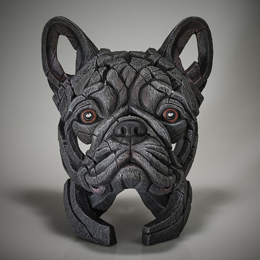 EDGE Sculpture French Bulldog Blue - The Acorn Gallery, Pocklington