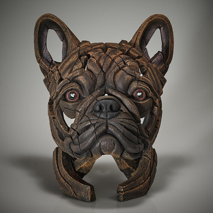 EDGE Sculpture French Bulldog Brindle - The Acorn Gallery, Pocklington