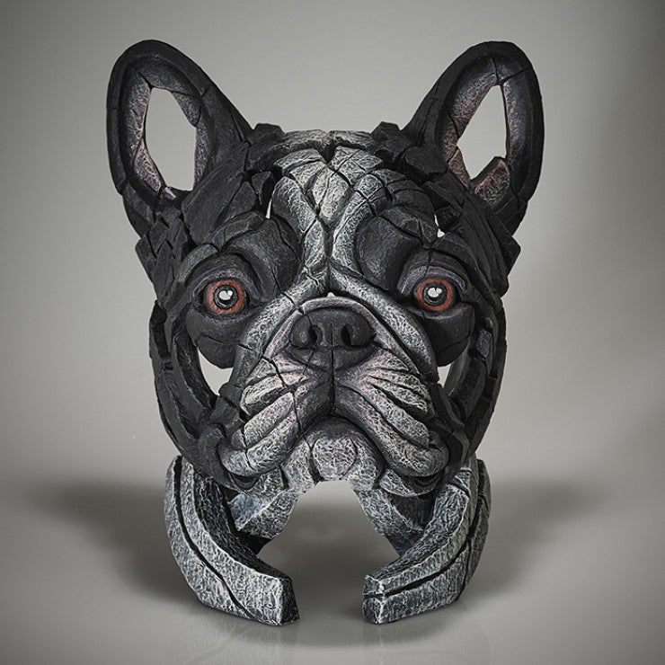 EDGE Sculpture French Bulldog Pied - The Acorn Gallery, Pocklington