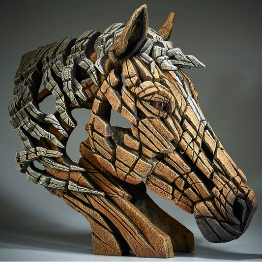 EDGE Sculpture Horse Palomino - The Acorn Gallery, Pocklington