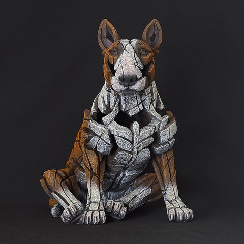 Bull Terrier (Red White) by Edge Sculpture-Sculpture-EDGE-Sculpture-Matt-Buckley-artist-The Acorn Gallery