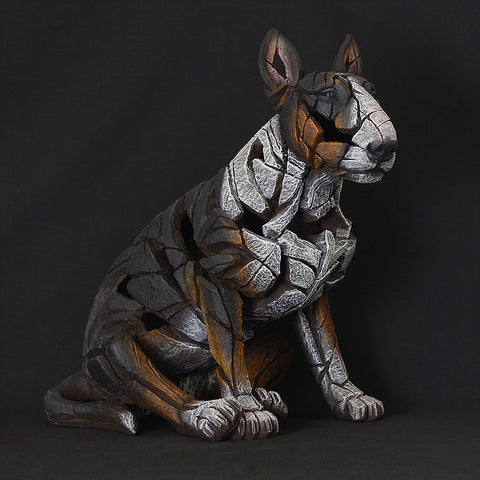 Bull Terrier (Tricolour) by Edge Sculpture-Sculpture-EDGE-Sculpture-Matt-Buckley-artist-The Acorn Gallery