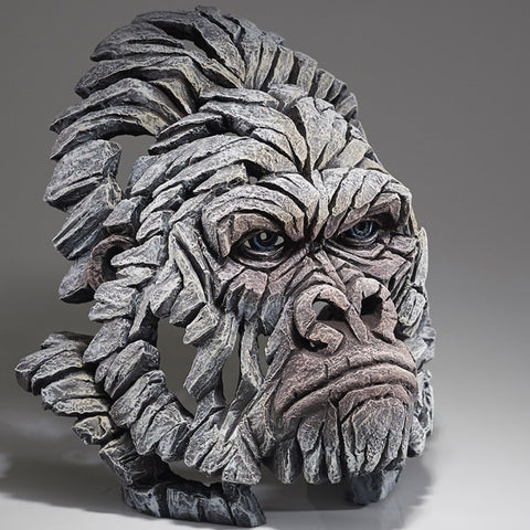 Gorilla - White by Edge Sculpture-Sculpture-EDGE-Sculpture-Matt-Buckley-artist-The Acorn Gallery