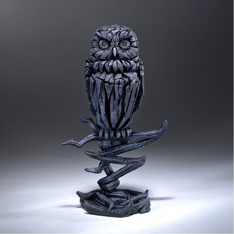Owl - Midnight Blue by Edge Sculpture-EDGE-Sculpture-Matt-Buckley-artist-The Acorn Gallery
