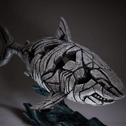 Shark by Edge Sculpture-Sculpture-EDGE-Sculpture-Matt-Buckley-artist-The Acorn Gallery