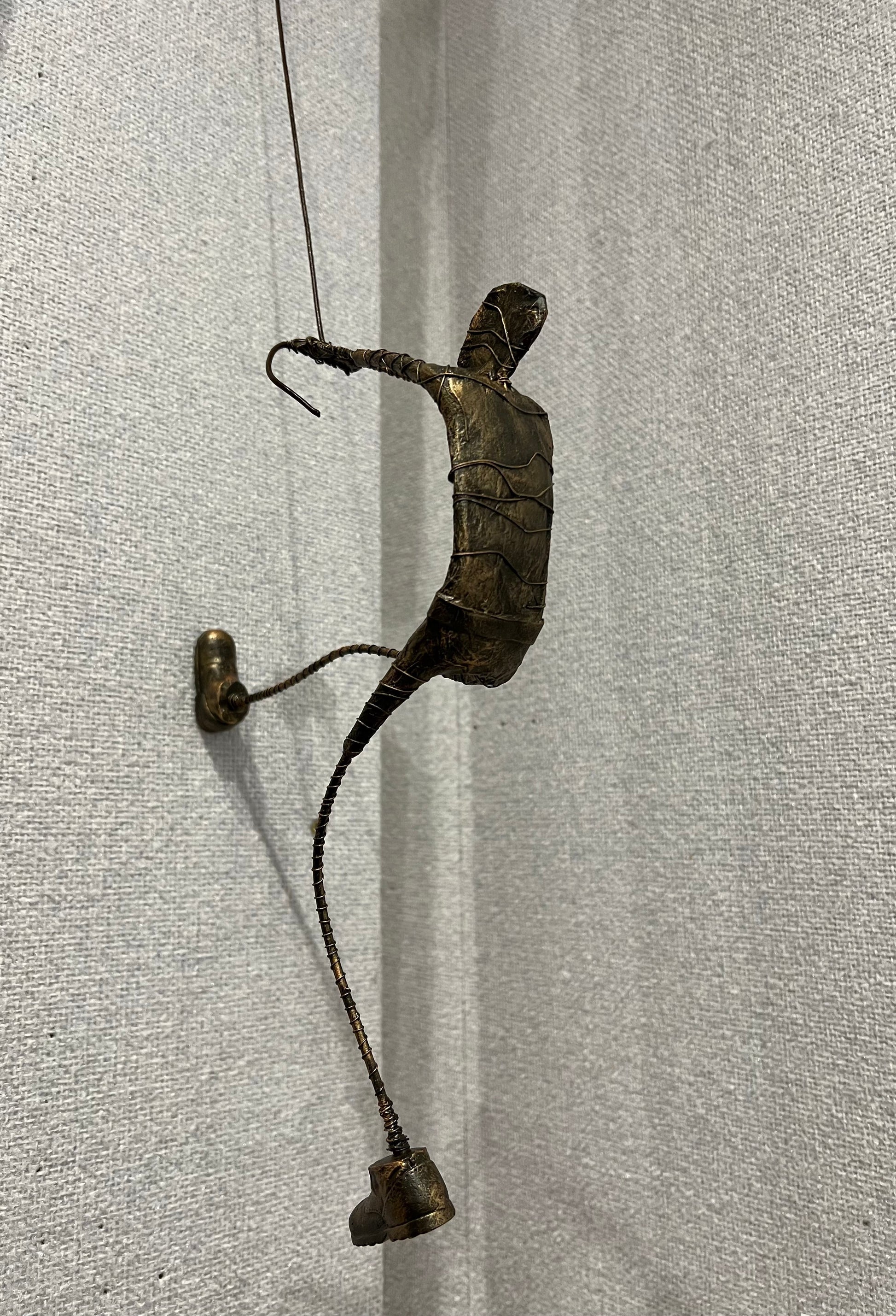 Ed Rust Abseiler Original Sculpture - The Acorn Gallery, Pocklington