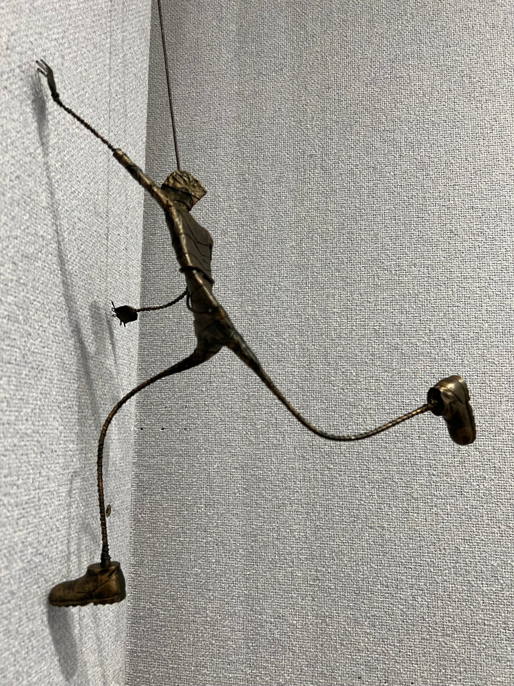 Ed Rust Climber Original Sculpture - The Acorn Gallery, Pocklington