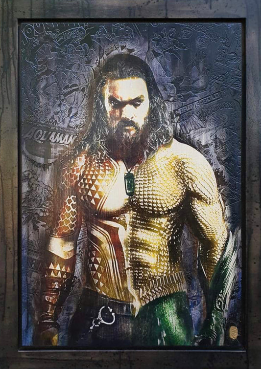 Rob Bishop Aquaman Jason Momoa - The Acorn Gallery, Pocklington