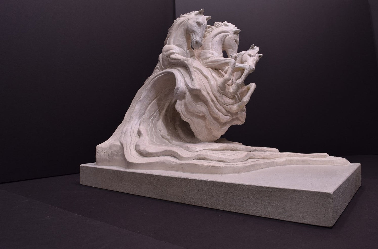 Superb sea horses sculpture by artist and sculptor Hamish Herd. Available at The Acorn Gallery, Pocklington. Free Secure UK delivery available. Shop online or call us on 01759 307652. 