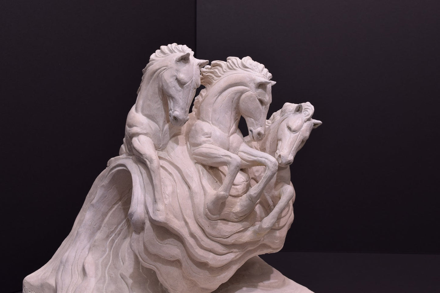 Superb sea horses sculpture by artist and sculptor Hamish Herd. Available at The Acorn Gallery, Pocklington. Free Secure UK delivery available. Shop online or call us on 01759 307652. 