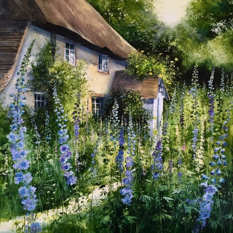Evening Blues Original by Heather Howe *SOLD*