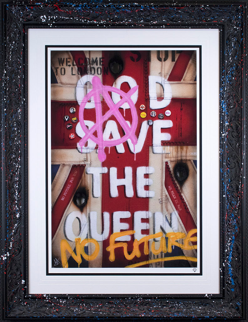 God Save The Queen - Flag by JJ Adams