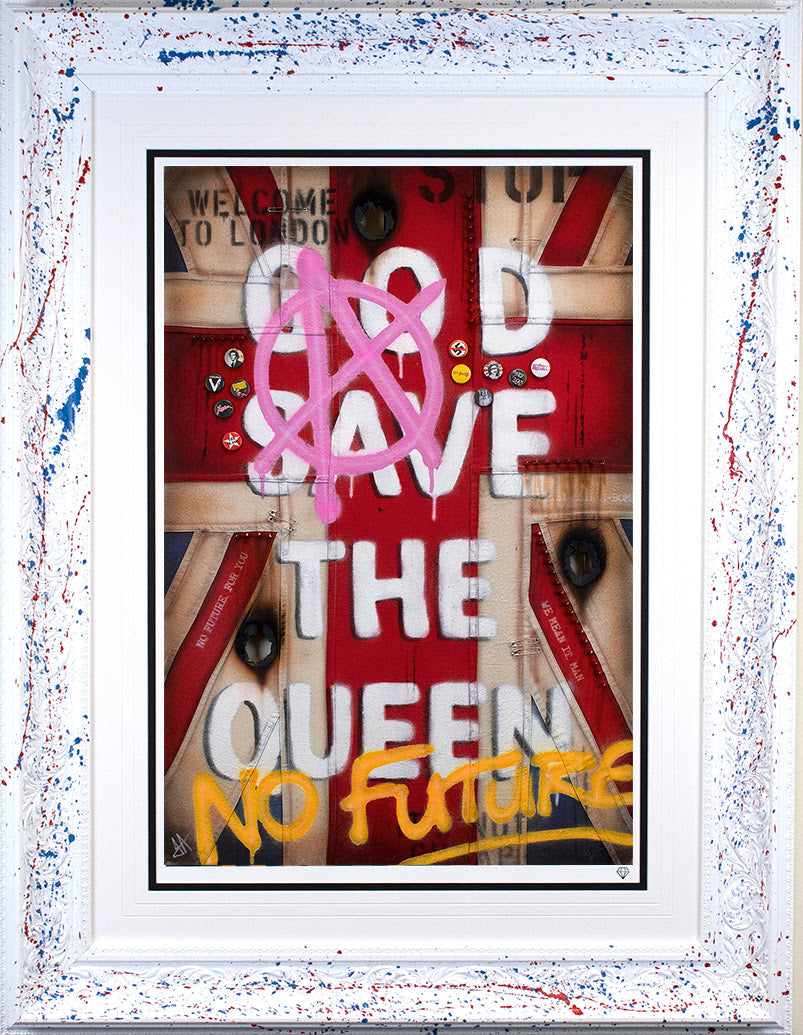 God Save The Queen - Flag by JJ Adams