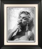 Smoking Gun - Marilyn (Black & White) by JJ Adams