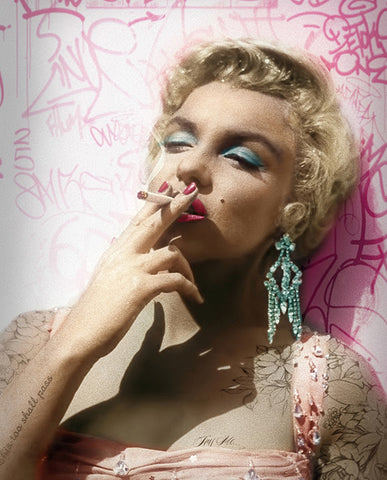 Smoking Gun - Marilyn (Colour) by JJ Adams