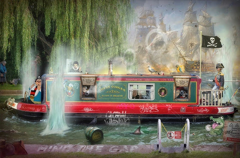 Wind In The Willows (Rule Britannia Collection) ORIGINAL by JJ Adams