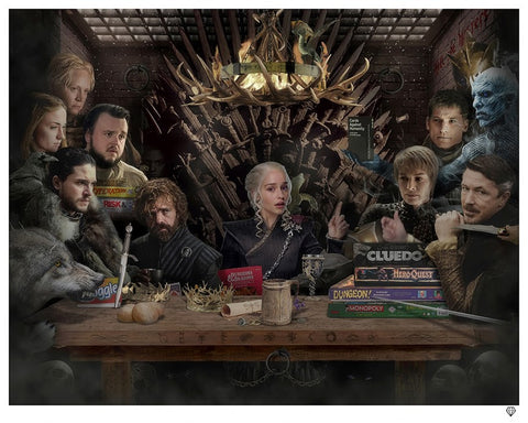 Board Game Of Thrones Colour by JJ Adams