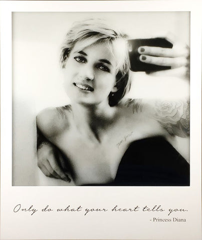 Princess Diana Selfie (Lightbox) by JJ Adams-Limited Edition Print-The Acorn Gallery