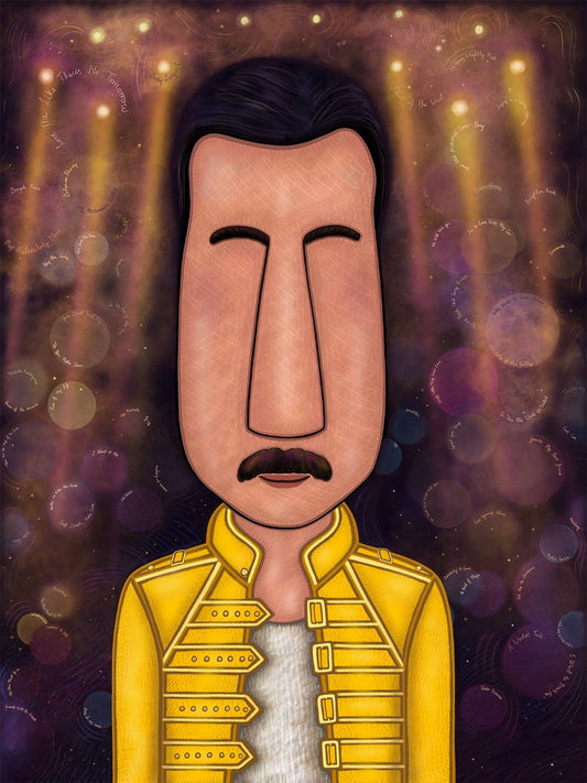 Freddy Mercury by Jenny Mackenzie